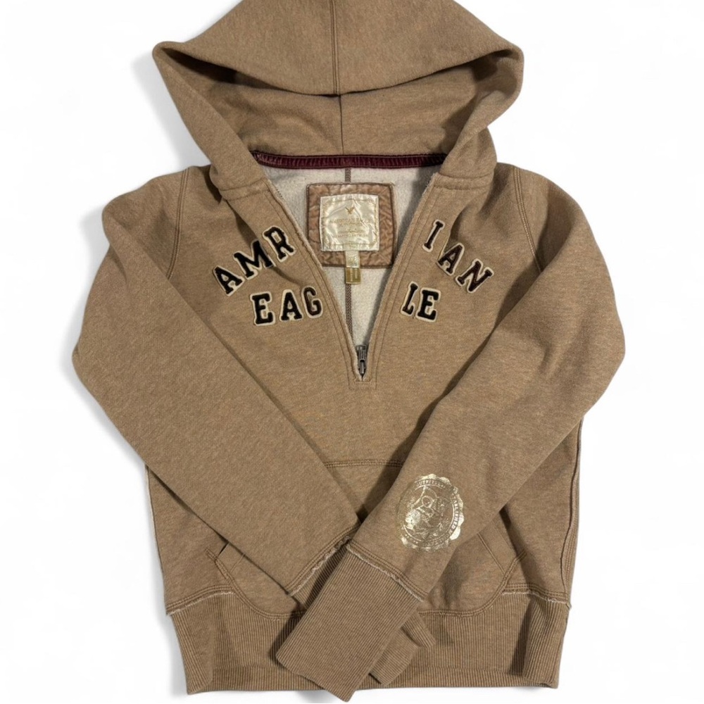 Y2K/Vintage American Eagle Outfitters Beige Hoodie
